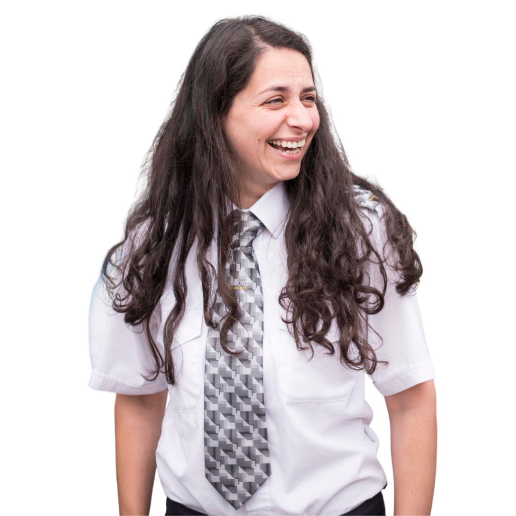 Female GoAhead bus driver